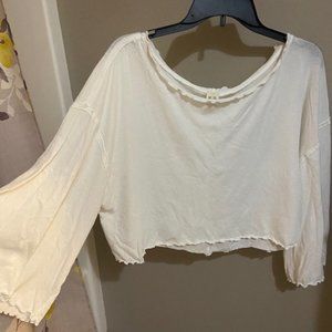 FREE PEOPLE BELL SLEEVE TOP